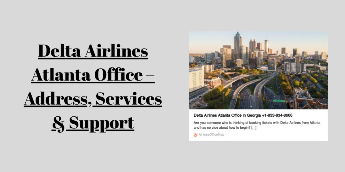 Delta Airlines Atlanta Office – Address, Services & Support