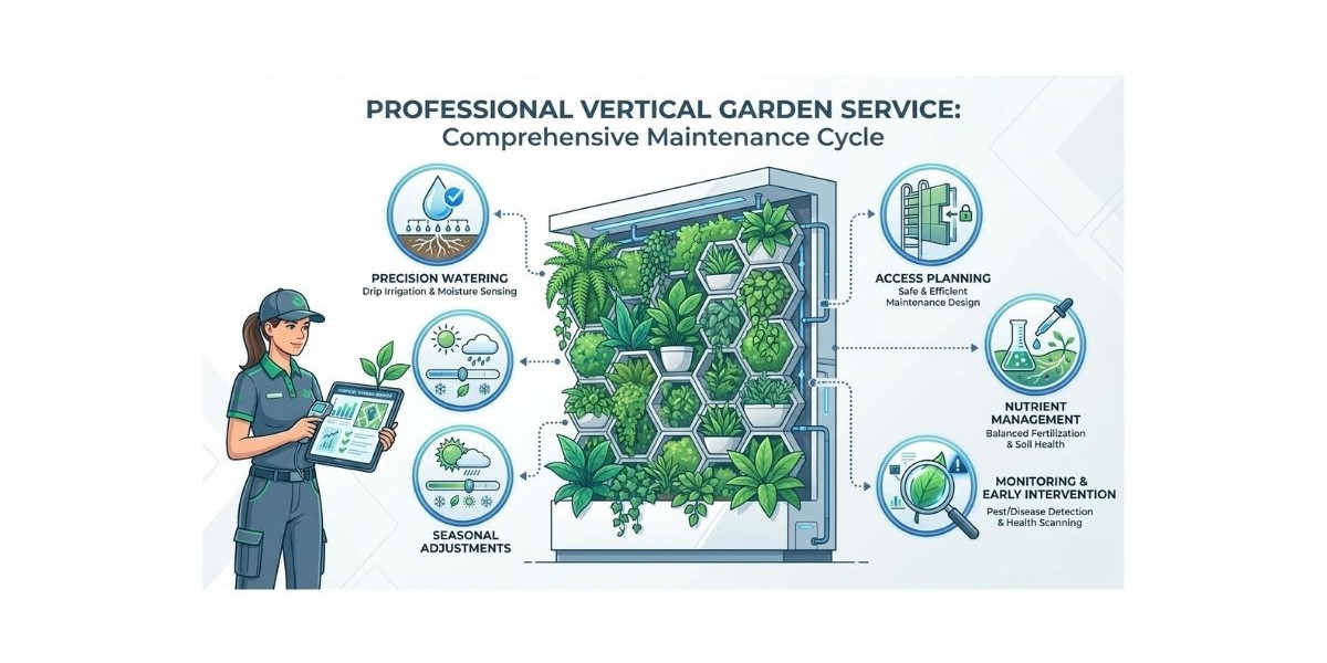 How a Professional Vertical Garden Service Keeps Your Living Wall Green Year Round