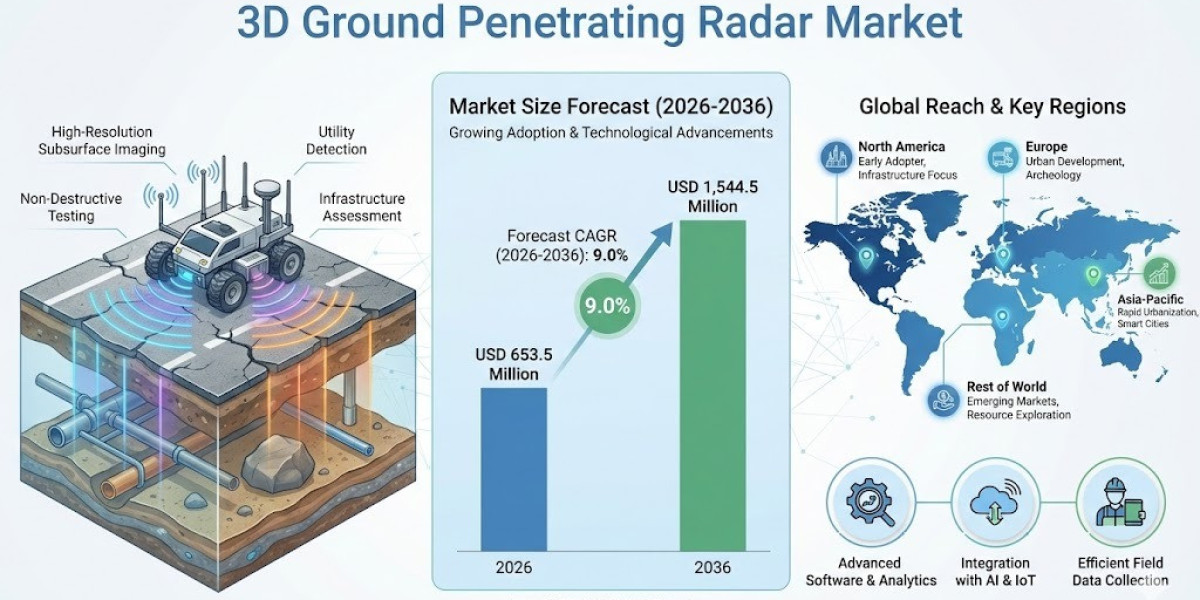 3D Ground Penetrating Radar Market Driving USD 1,544.5 million by 2036