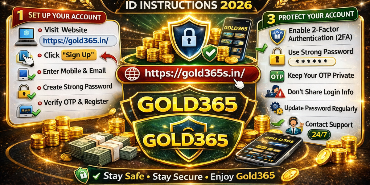 Complete Gold365 ID Guide: How to Set Up, Utilize and Protect Your Gold365 Account for 2026
