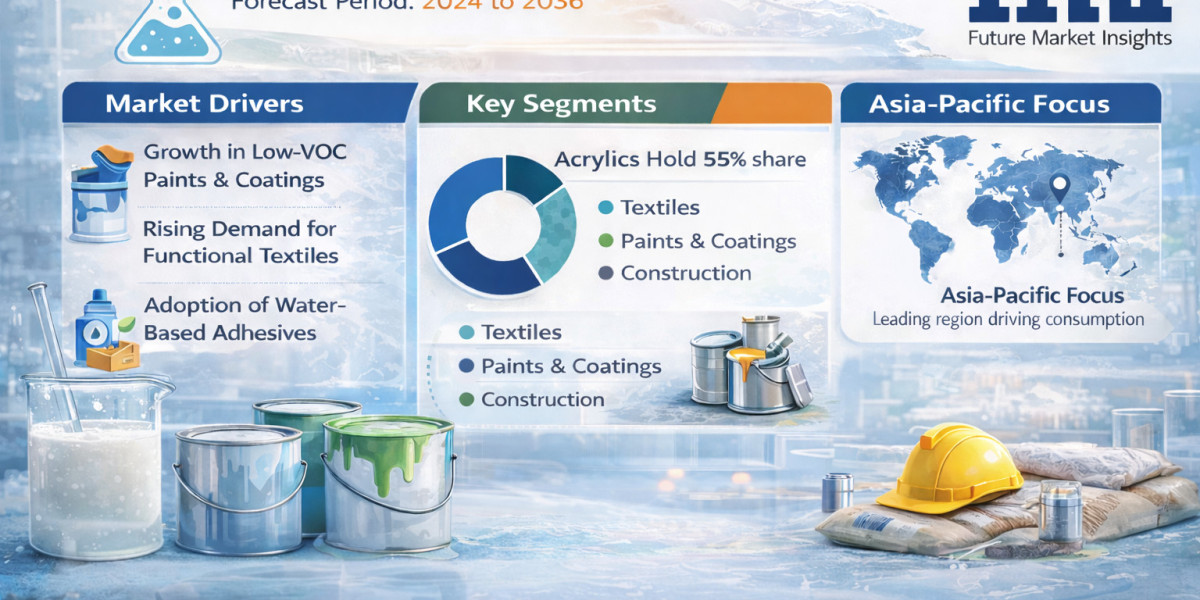 Emulsion Polymers Market to Reach USD 68.2 Billion by 2036 at 6.5% CAGR Growth