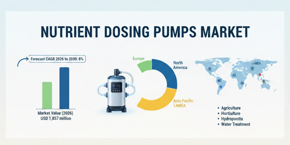 Nutrient Dosing Pumps Market to Achieve USD 1,857 million by 2035