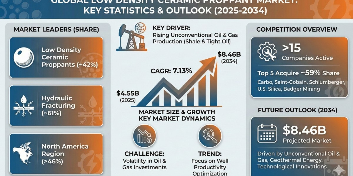 Low Density Ceramic Proppant Market Insights: Key Drivers, Challenges, and Future Growth Prospects 2034|The Report Cube