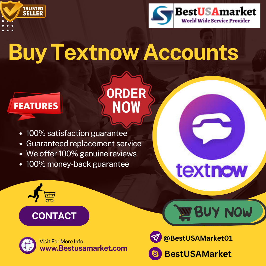 Buy Textnow Accounts - 100% Safe Service (PVA, Bulk)
