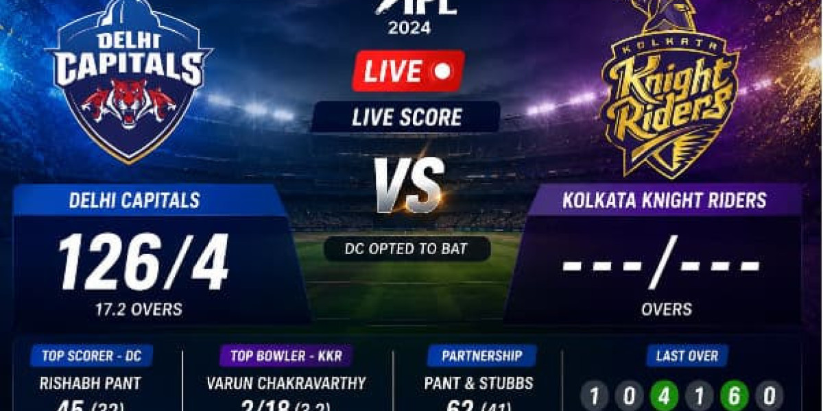 DC vs KKR Live Score Today – Full Match Coverage, Updates, and Key Moments